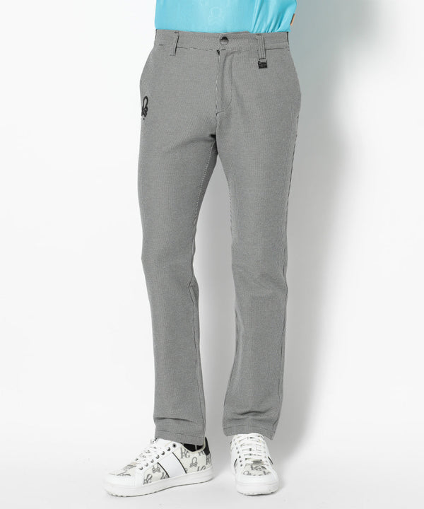 G.D Houndstooth Poly Flex Trousers | MEN