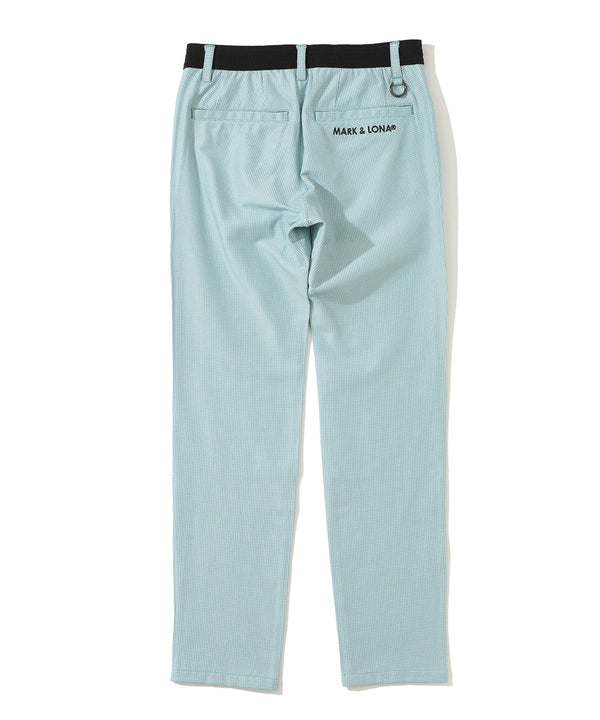 G.D Houndstooth Poly Flex Trousers | MEN