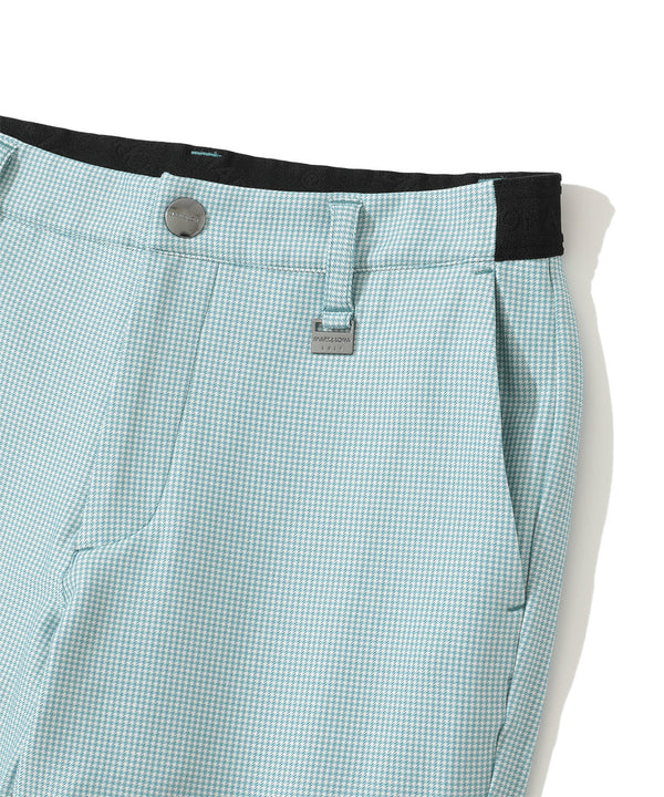 G.D Houndstooth Poly Flex Trousers | MEN