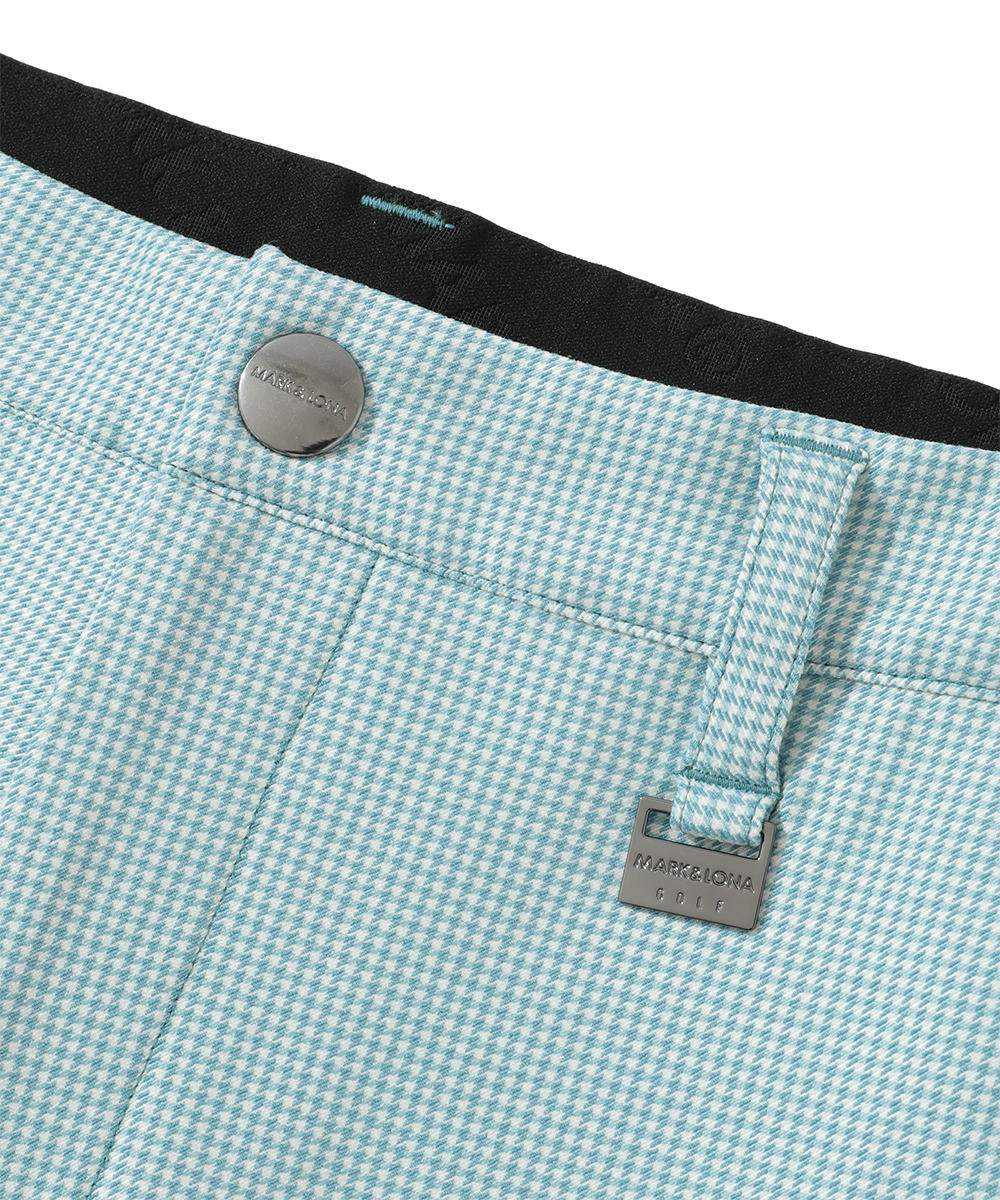 G.D Houndstooth Poly Flex Trousers | MEN