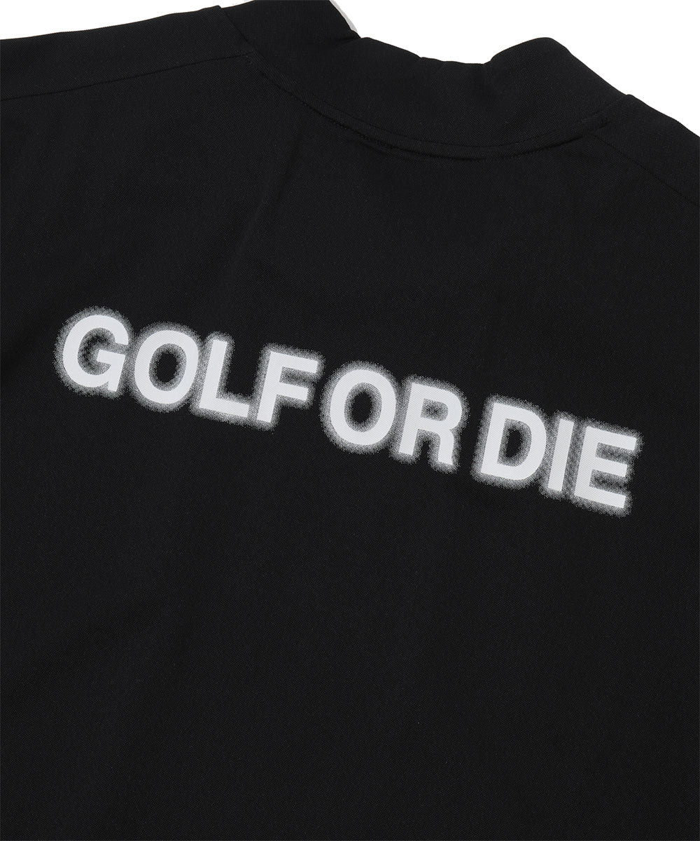 Icon Skull Stretch Nylon Piqué Mock | MEN