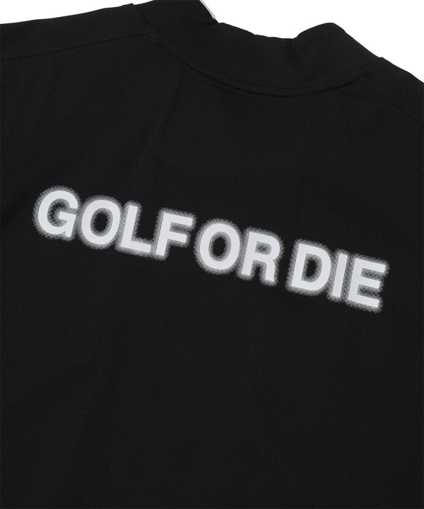 Icon Skull Stretch Nylon Piqué Mock | MEN