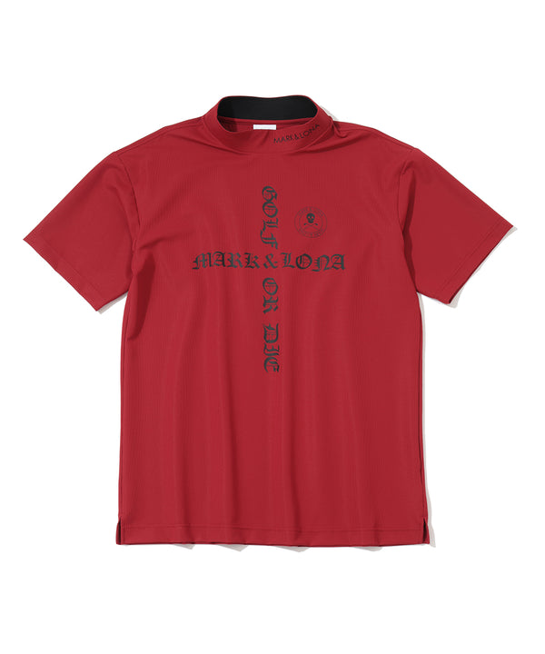 Croce Waffle Mock Neck Tee | MEN