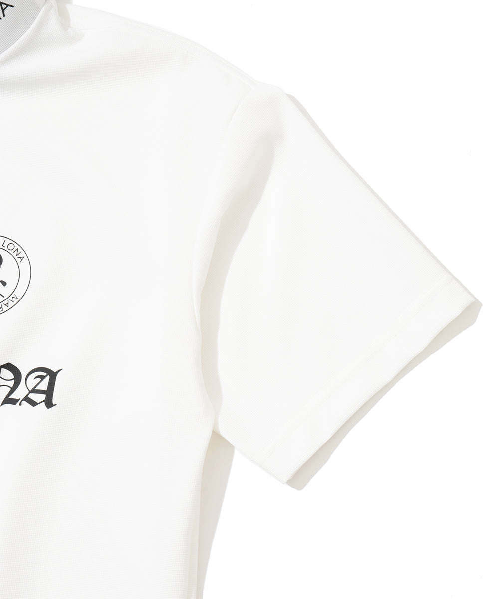Croce Waffle Mock Neck Tee | MEN