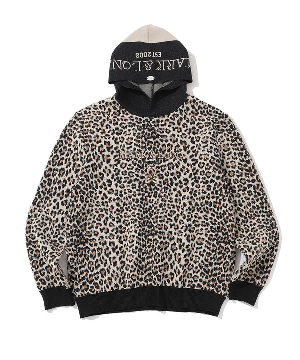 Noah Jacquard Knit Hoodie | MEN