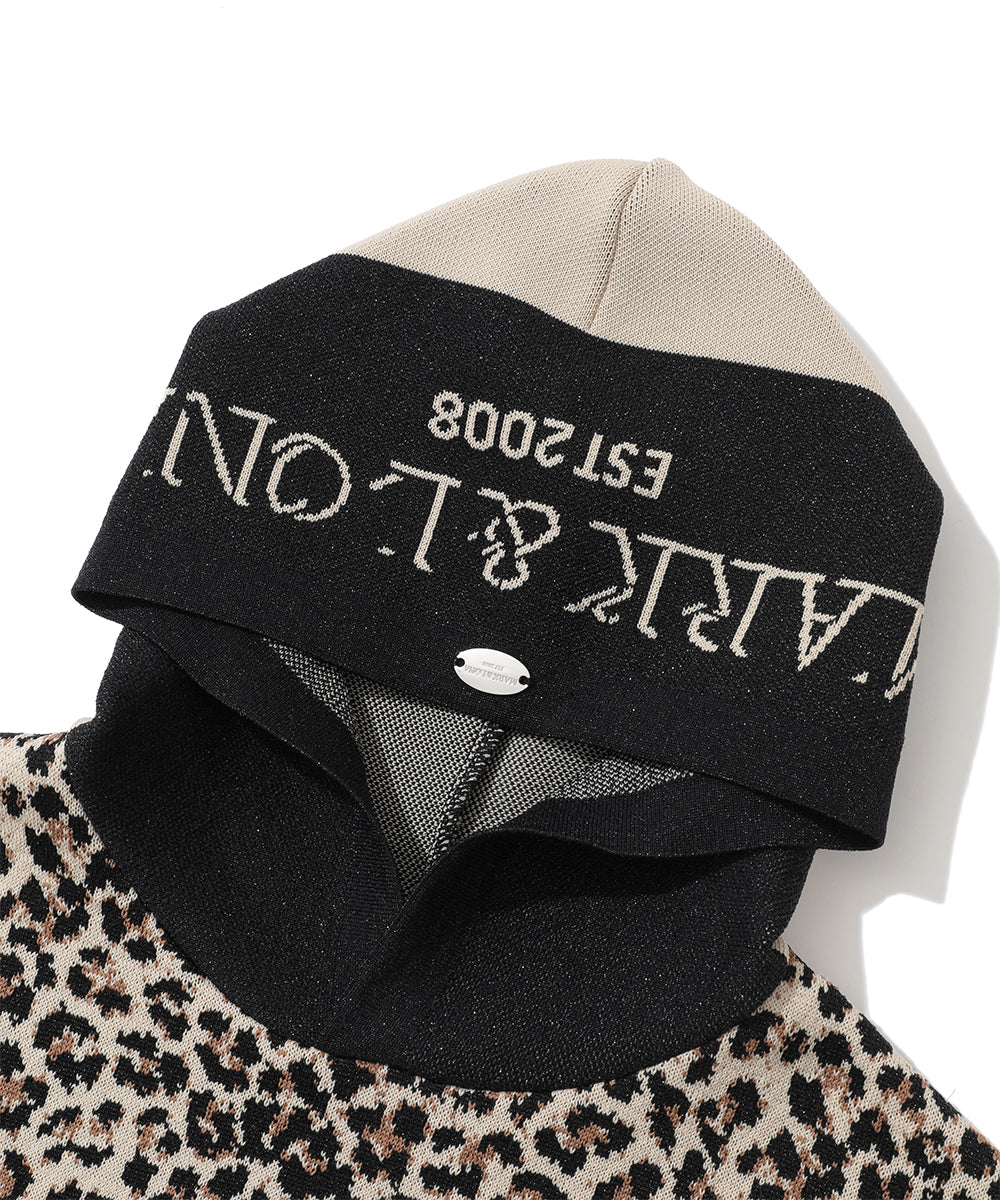 Noah Jacquard Knit Hoodie | MEN