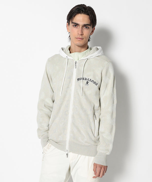 モデル:身長187cm,チェスト93cm,ウエスト78cm,ヒップ93cm,着用サイズL