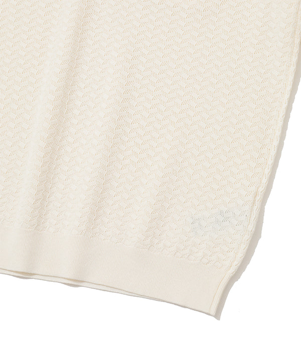 Sovereign Geometric Knit Polo | MEN