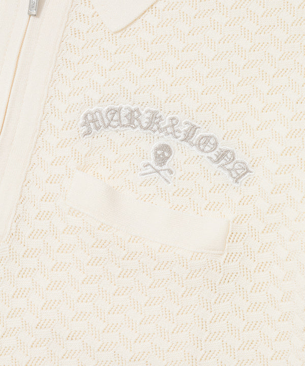 Sovereign Geometric Knit Polo | MEN