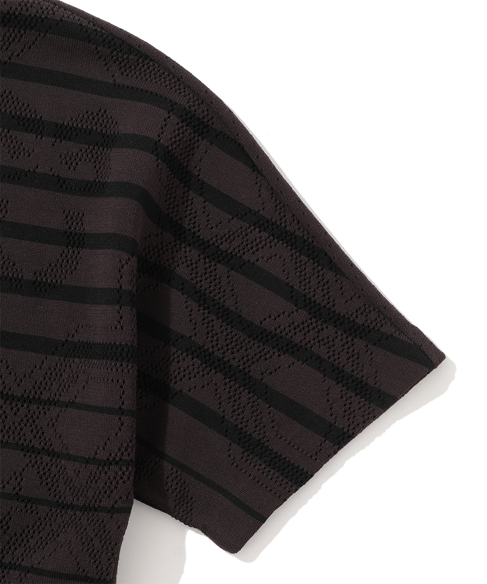 Dominant Mesh Mock Knit | MEN