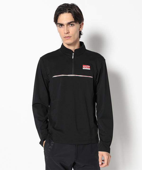 モデル:身長187cm,チェスト93cm,ウエスト78cm,ヒップ93cm,着用サイズL