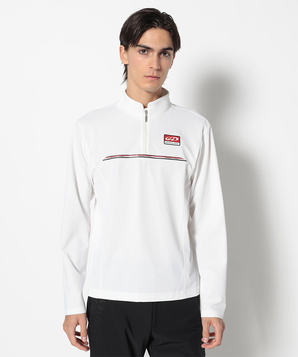 モデル:身長187cm,チェスト93cm,ウエスト78cm,ヒップ93cm,着用サイズL