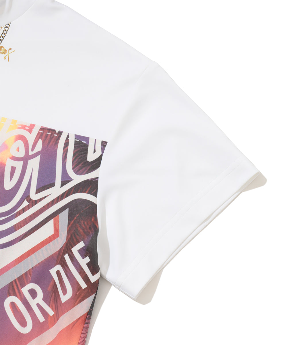 Saint Palm Chain Mock Tee | WOMEN