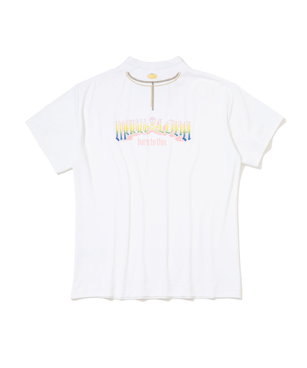Saint Palm Chain Mock Tee | WOMEN
