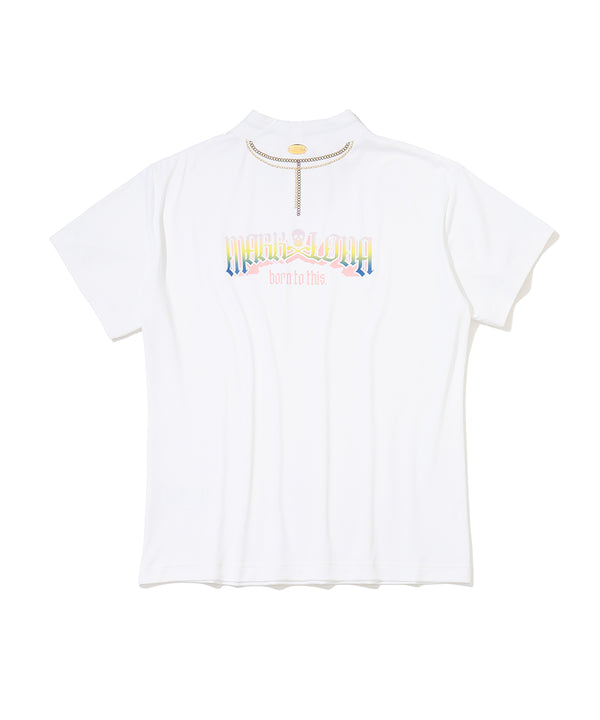 Saint Palm Chain Mock Tee | WOMEN