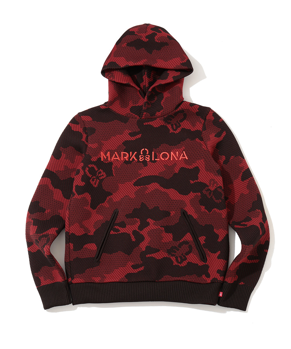 Mercury Camo Jacquard Knit Hoodie | WOMEN
