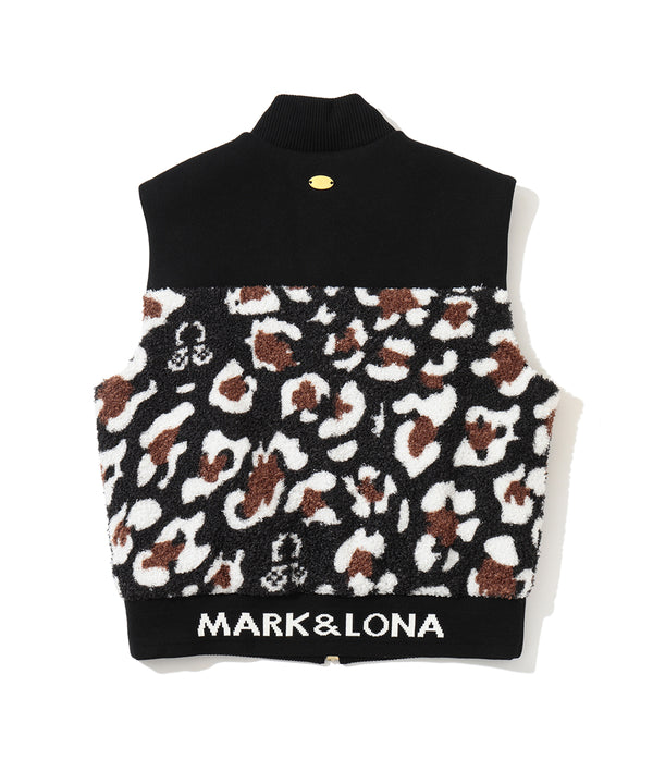 Pantera Curly Boa Vest | WOMEN