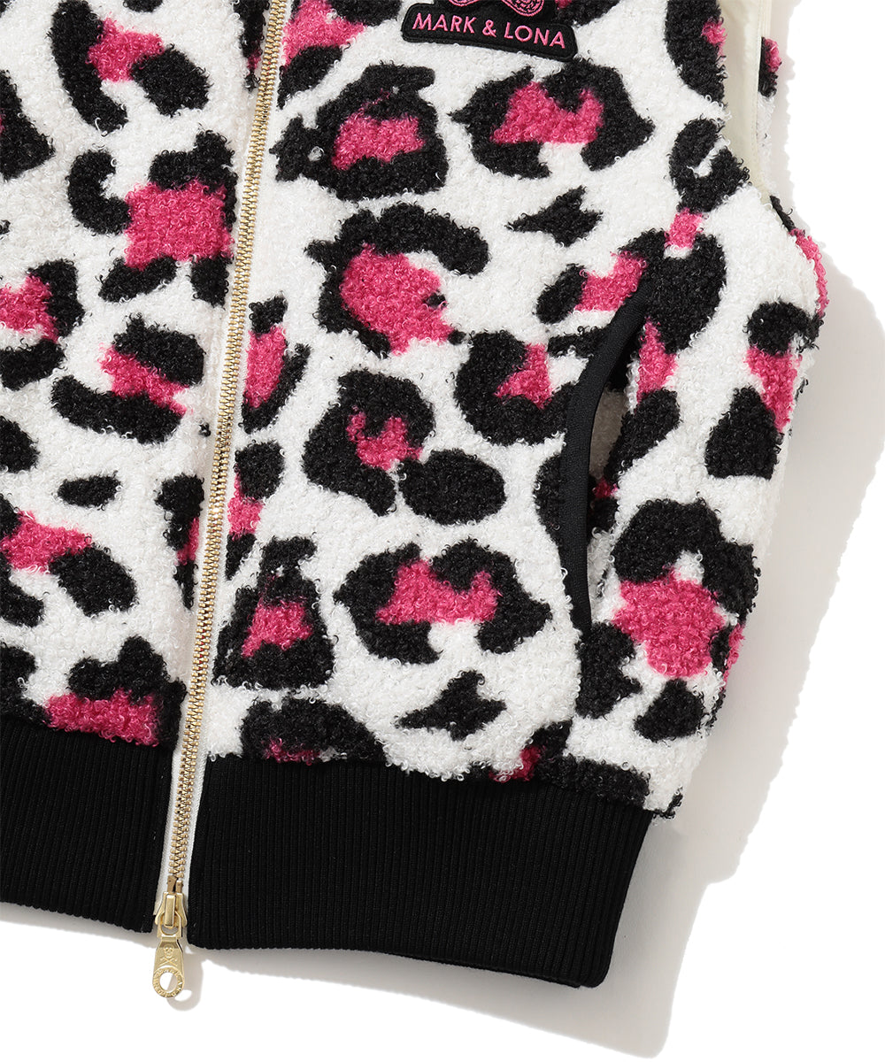 Pantera Curly Boa Vest | WOMEN