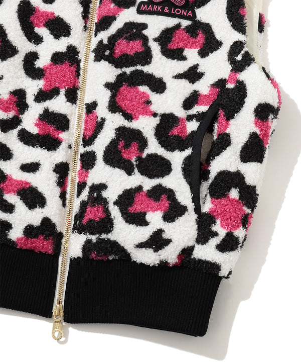 Pantera Curly Boa Vest | WOMEN