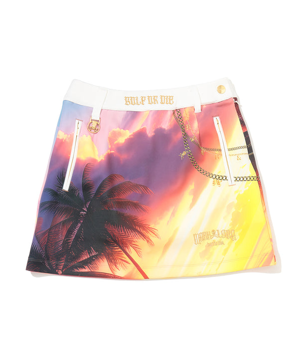 Saint Palm Chain Skirt | WOMEN