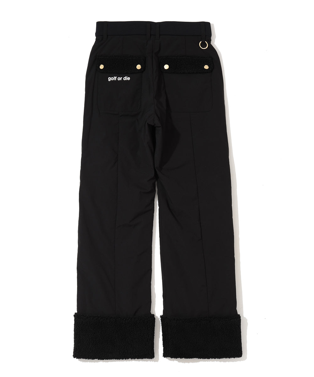 Oblivion Boa Cuff Pants | WOMEN