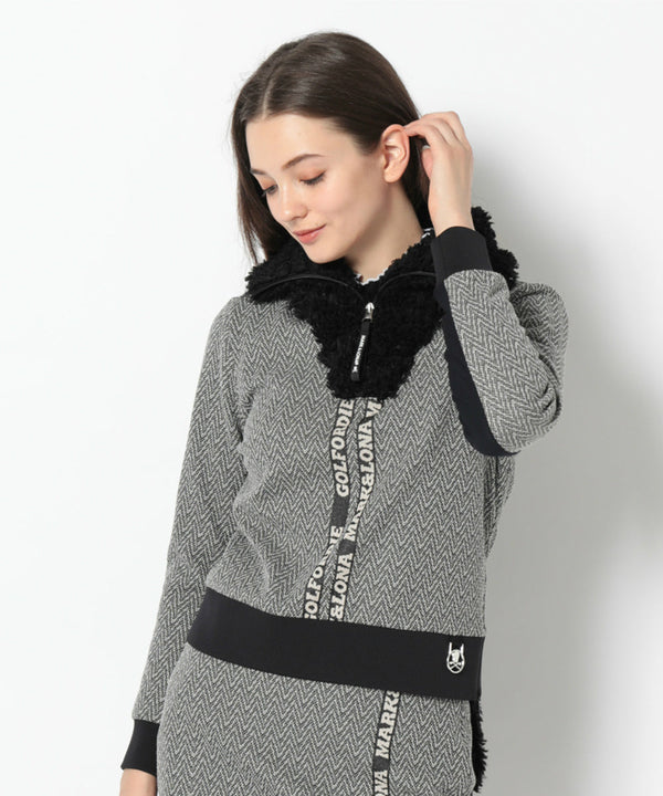 Lexa Neck Fur Tops | WOMEN