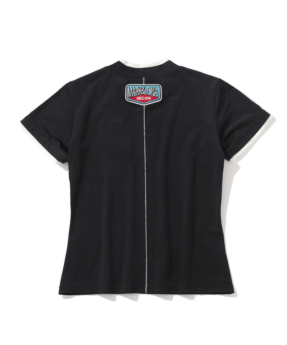 Cindy Performance Mock Neck Tee | WOMEN