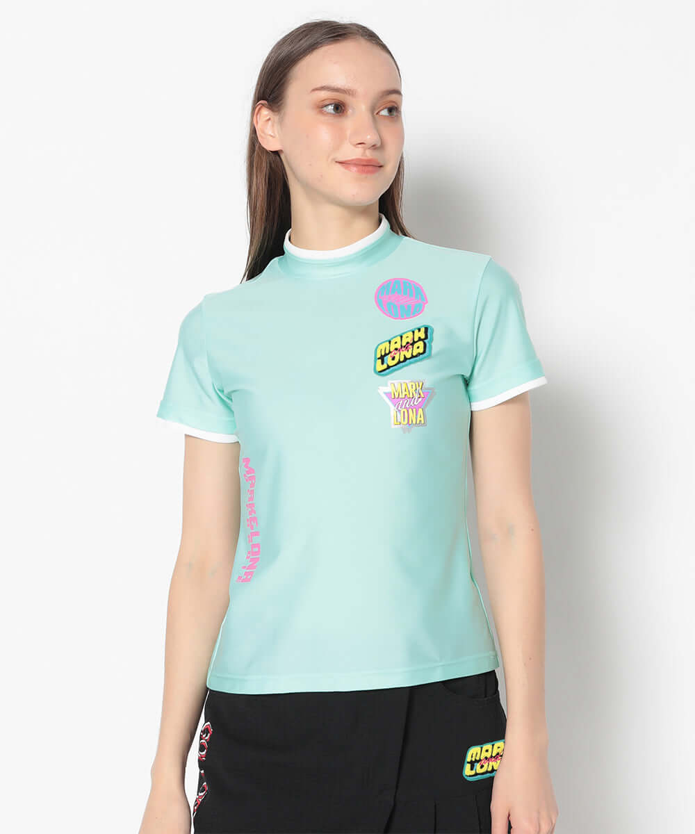 Cindy Performance Mock Neck Tee | WOMEN
