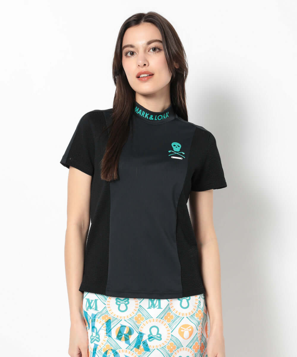 Calde Panel Mock Neck | WOMEN