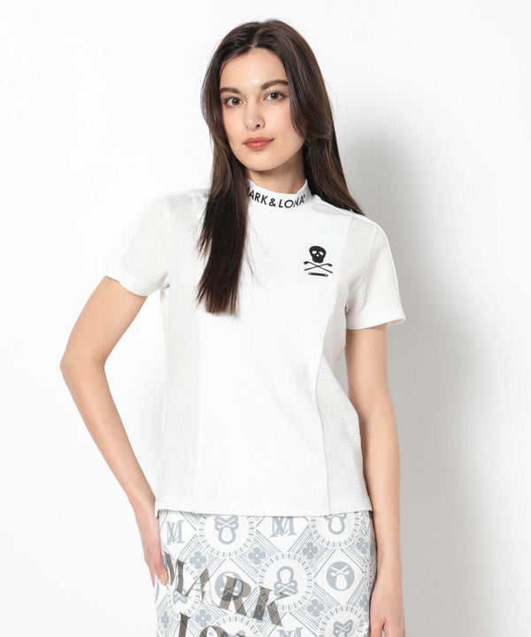 Calde Panel Mock Neck | WOMEN