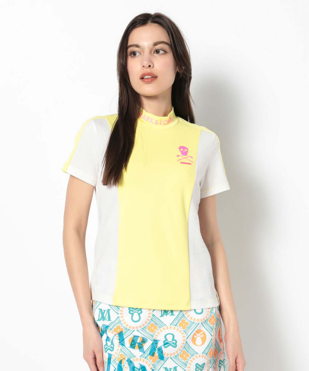 Calde Panel Mock Neck | WOMEN