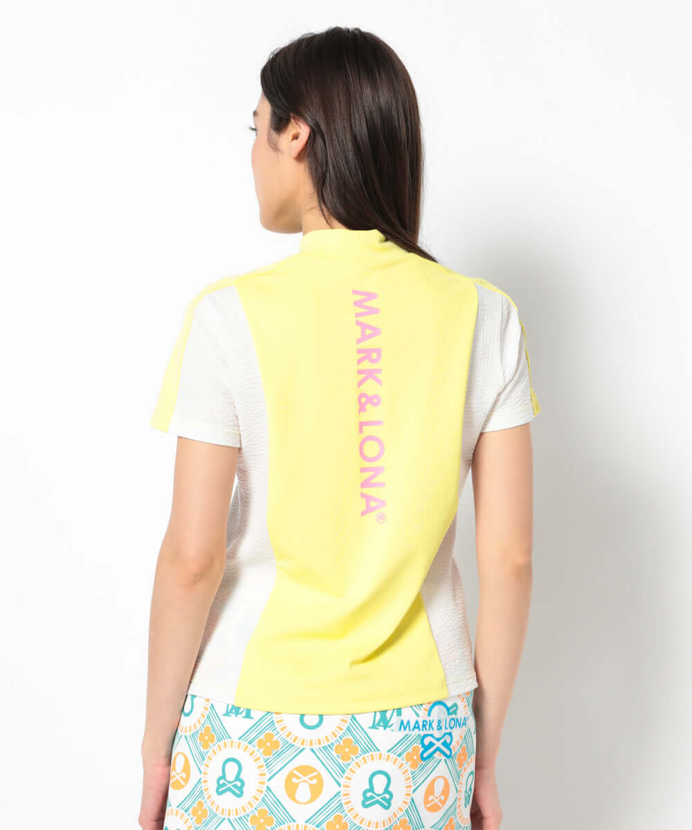 Calde Panel Mock Neck | WOMEN