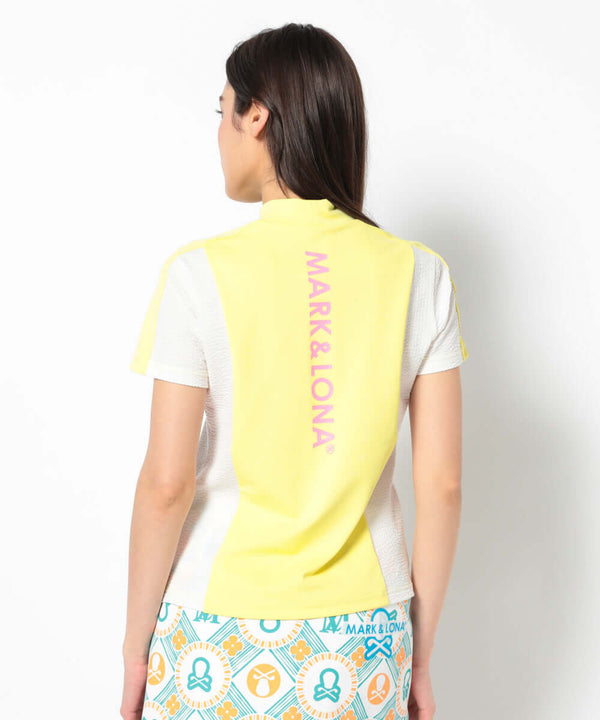 Calde Panel Mock Neck | WOMEN