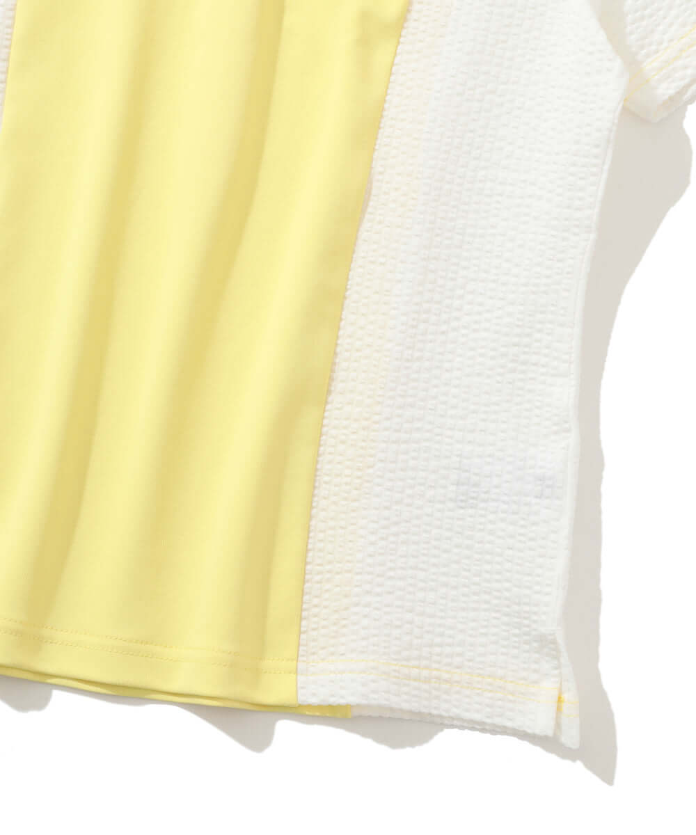 Calde Panel Mock Neck | WOMEN