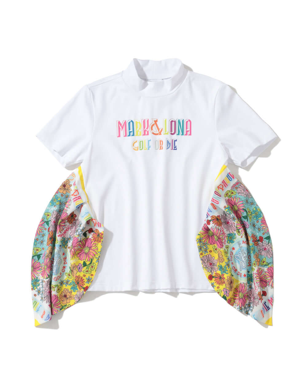 Valentina Scalf Mock Neck Tee | WOMEN