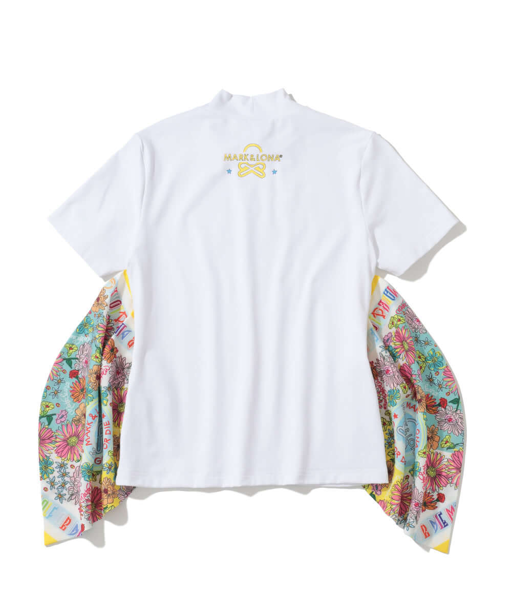 Valentina Scalf Mock Neck Tee | WOMEN