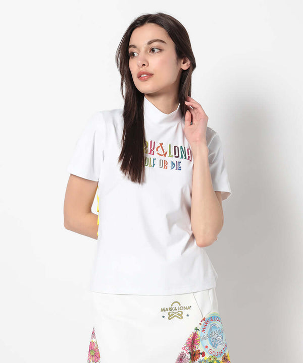 Valentina Scalf Mock Neck Tee | WOMEN