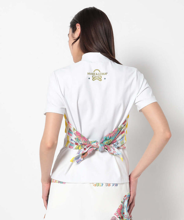 Valentina Scalf Mock Neck Tee | WOMEN