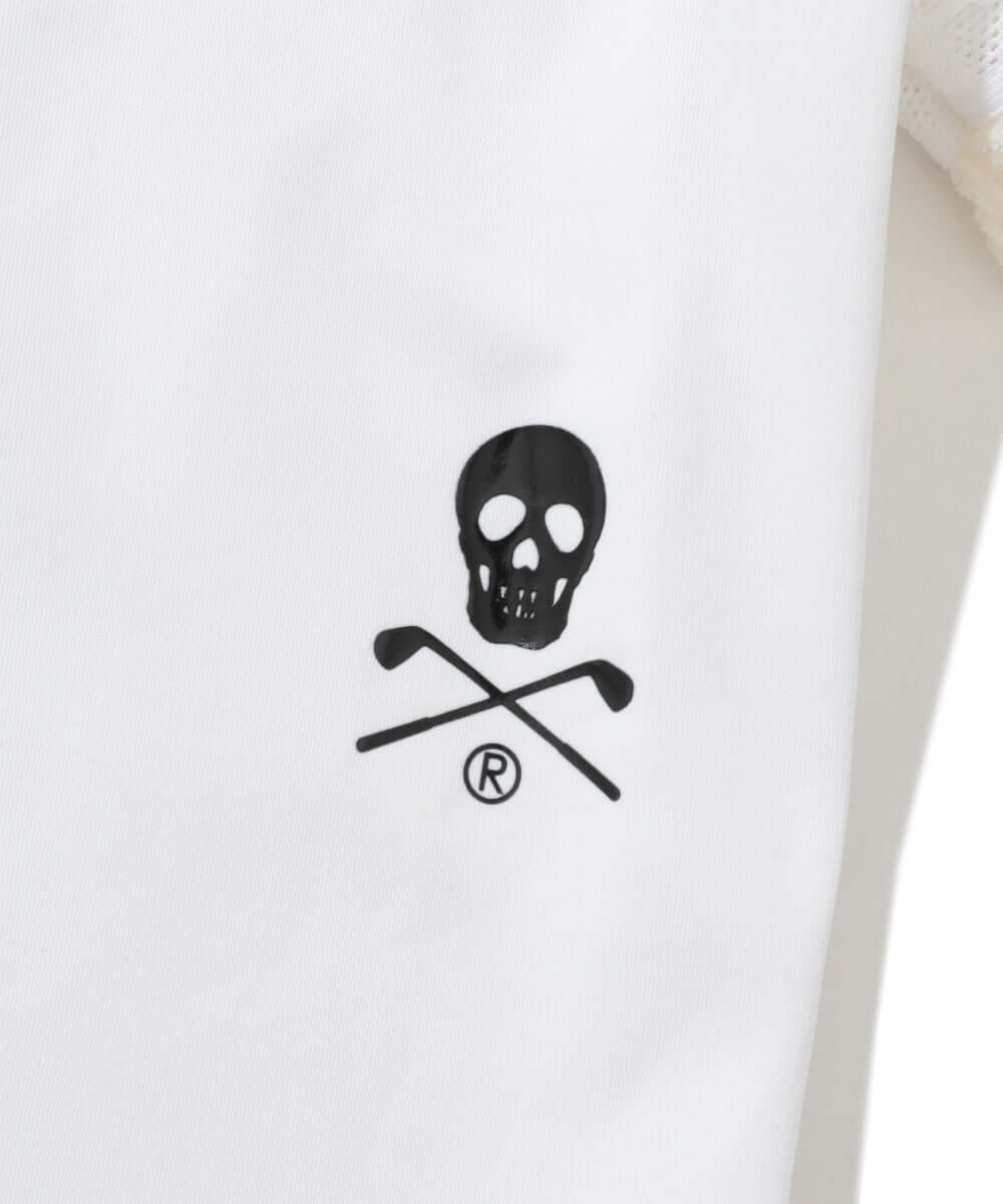 Trans Camo Shirring Mock | WOMEN