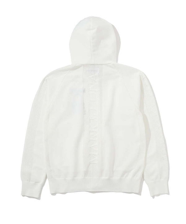 Ever Mesh linned Knit Hoodie | WOMEN