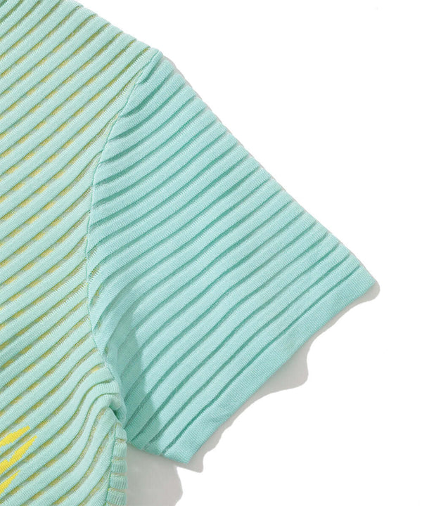 Dual Tone Ribbed Knit | WOMEN