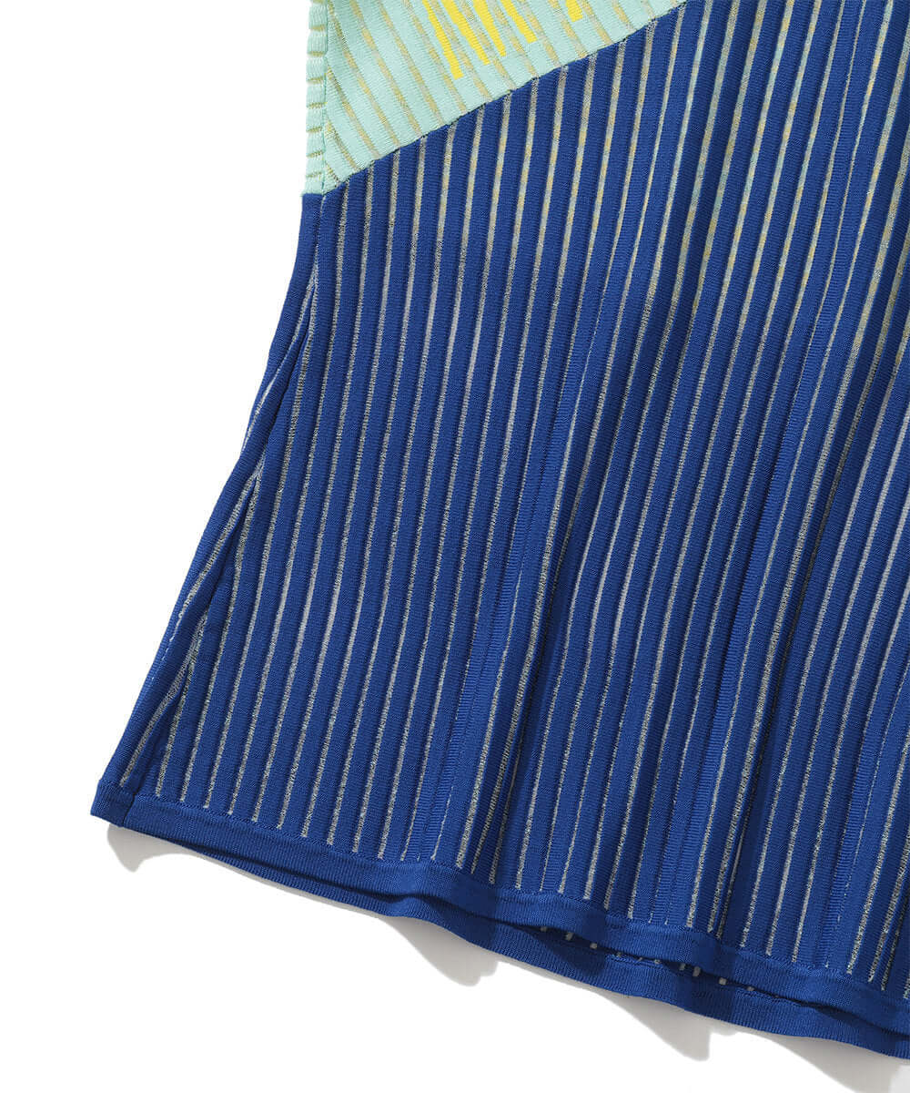 Dual Tone Ribbed Knit | WOMEN