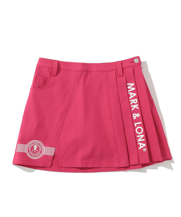 Lotta Asym Pleated Mini Skirt | WOMEN