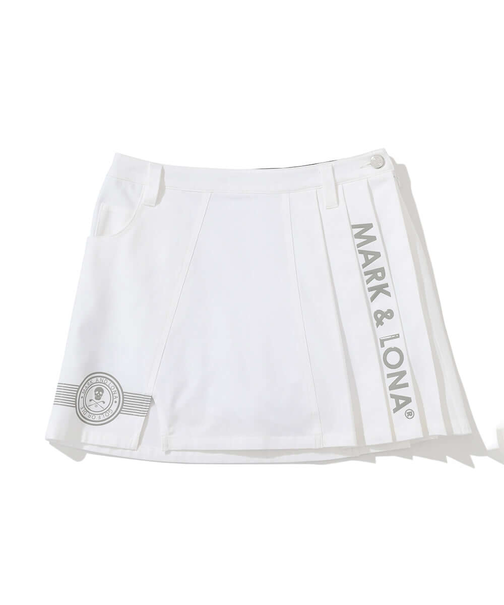 Lotta Asym Pleated Mini Skirt | WOMEN