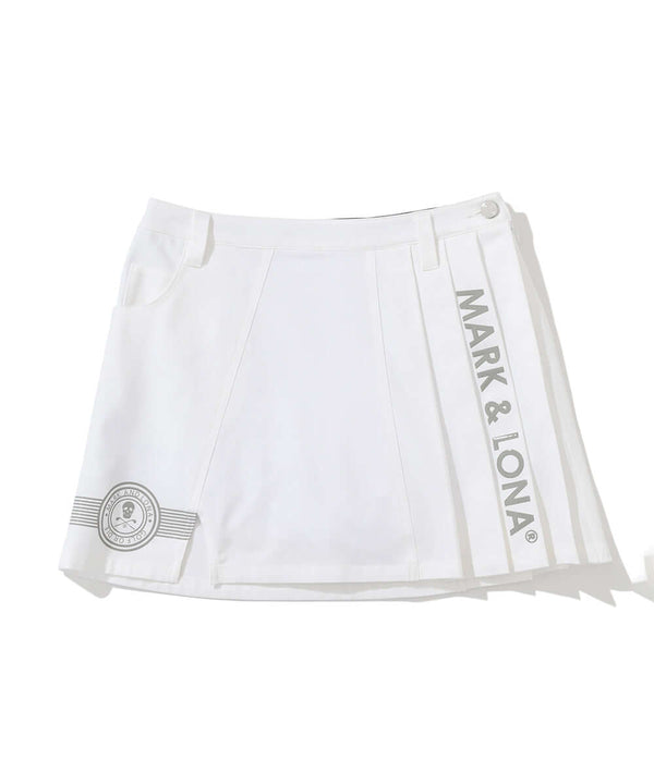 Lotta Asym Pleated Mini Skirt | WOMEN