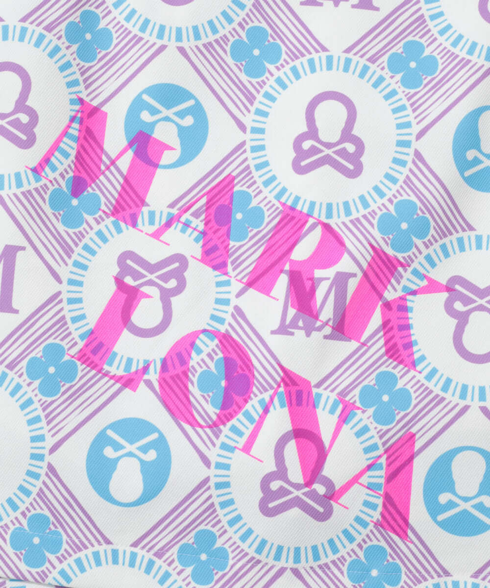 Aura Monogram Trapeze Skirt | WOMEN