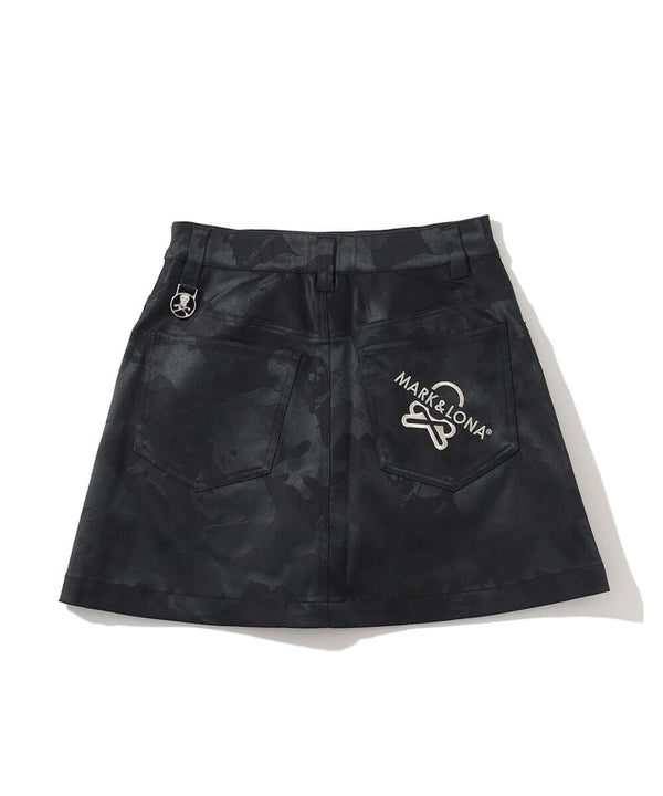 Gauge Camouflage Trapeze Skirt | WOMEN