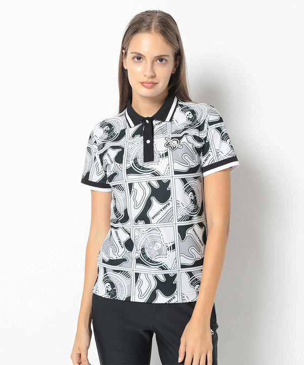 Gauge Block Pattern Polo | WOMEN