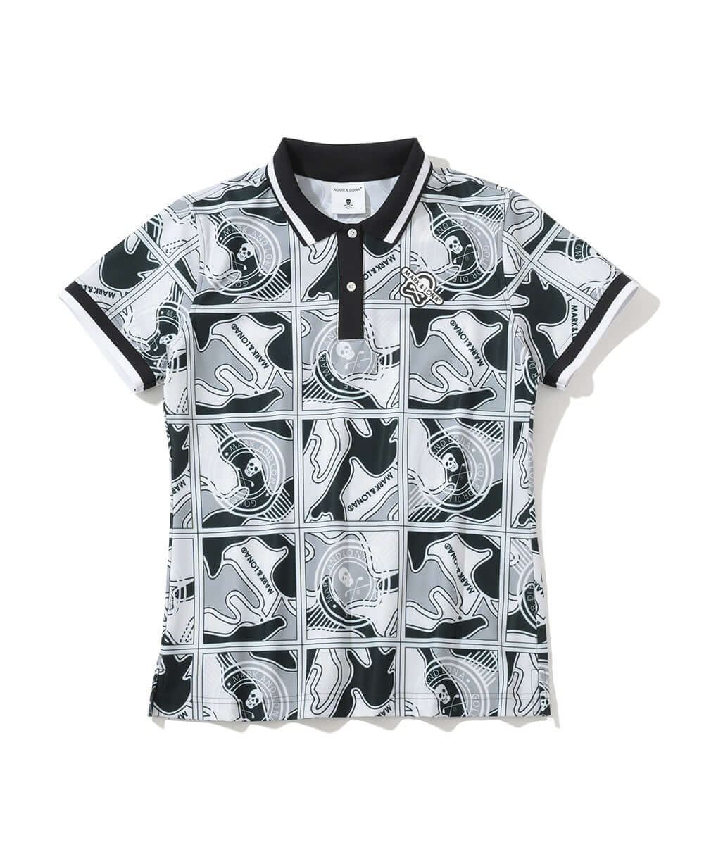 Gauge Block Pattern Polo | WOMEN