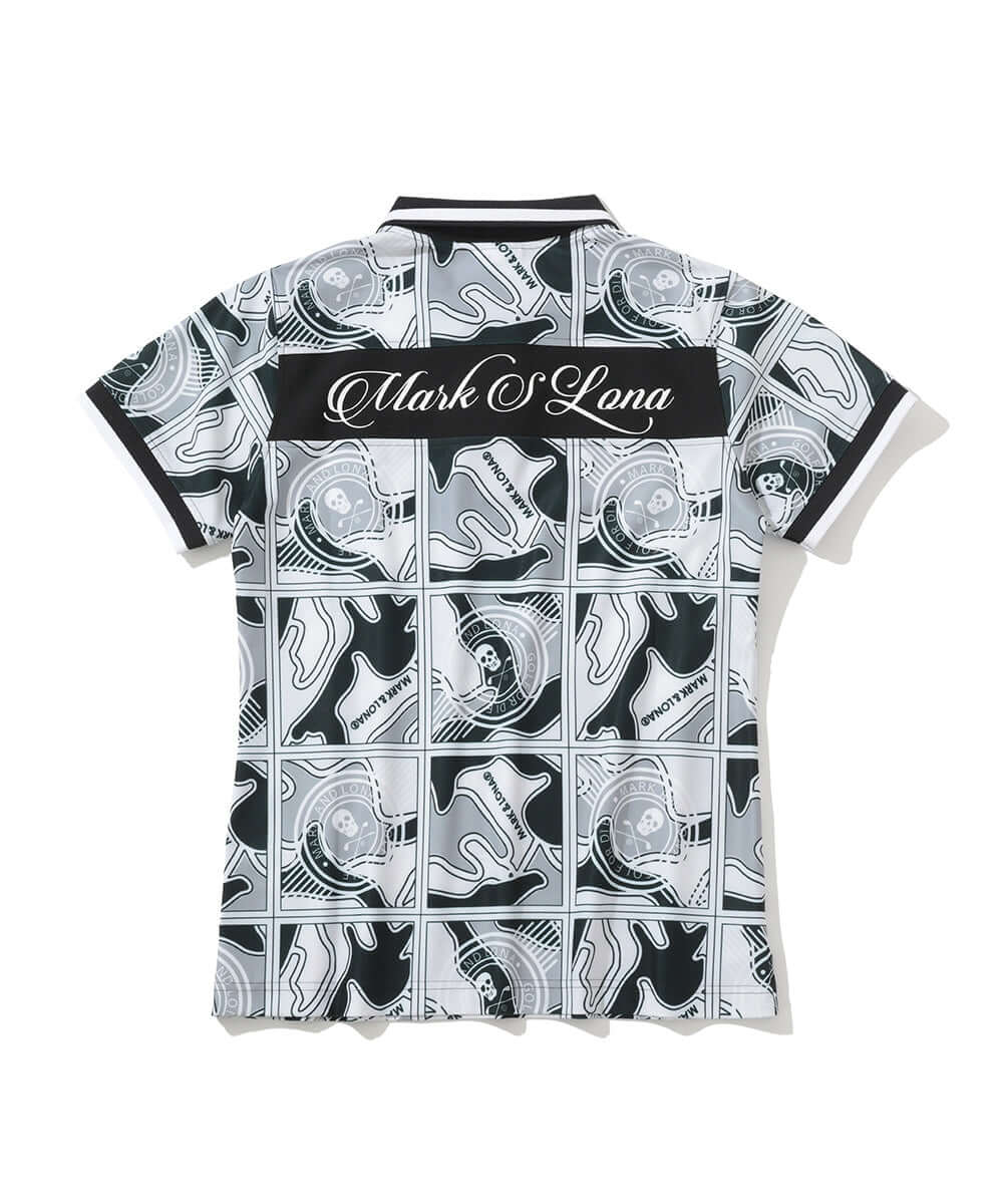 Gauge Block Pattern Polo | WOMEN